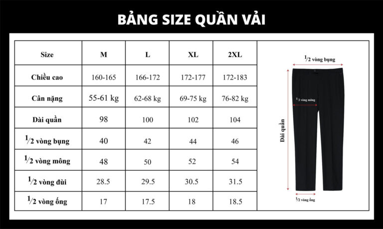 Size Xl Là Bao Nhiêu Kg