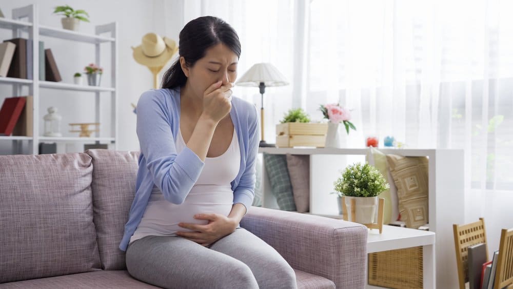 bầu 4 tháng vẫn nghén